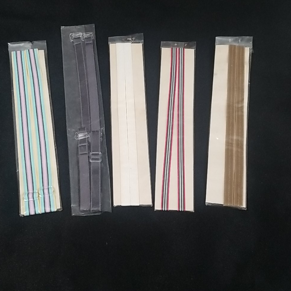 Bundle Of Five Elastic And Adjustable Bra Straps Bundle Of Five Elastic And Adjustable Bra Straps